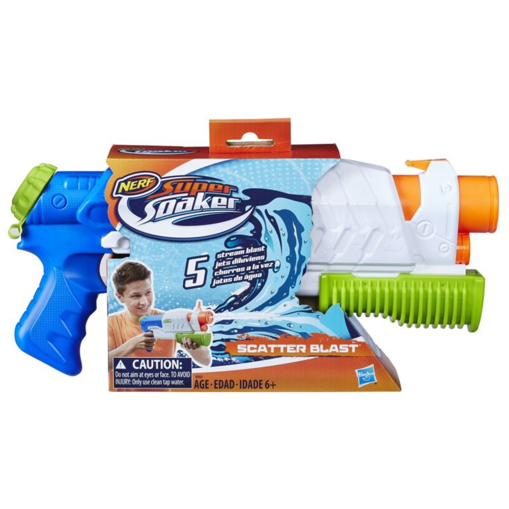 Hasbro Nerf Super Soaker Scatter Blast Water Soaker, NWT